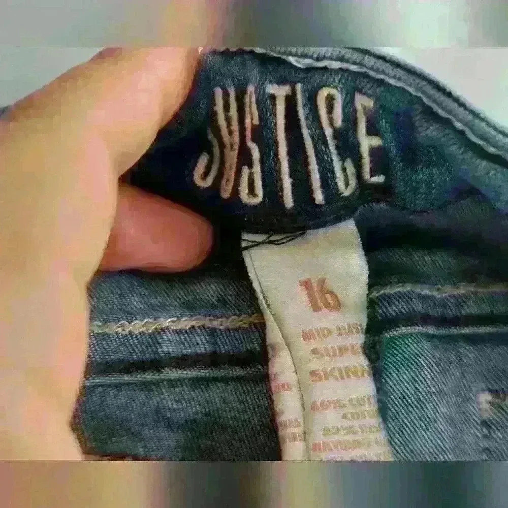 Justice Jean leggind size 16. Stretchy. Like new